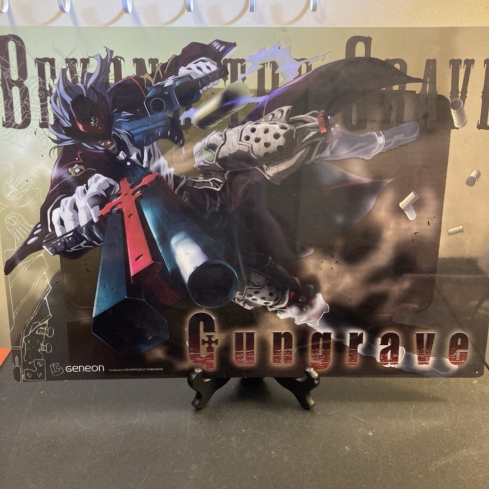 Gungrave 20x14‎ Transparent Plastic Poster Red/Project Gungrave